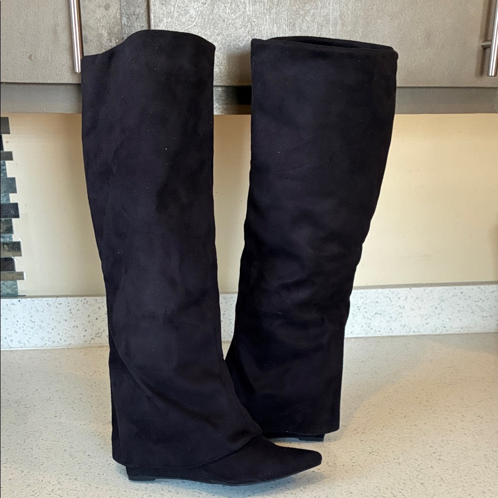 Chic Black Over the Knee Women's Boots